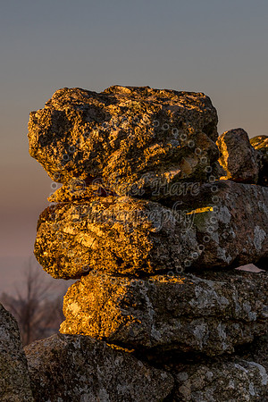 Dartmoor dry stone wall