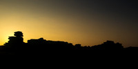 Dartmoor tor sunrise
