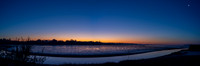 Peaceful estuary sunrise